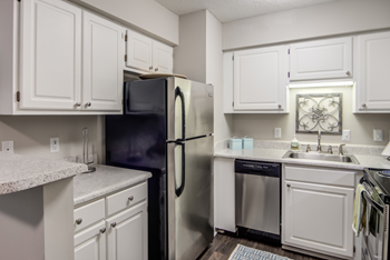 White cabinets